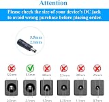 Security-01 DC 9V 0.5A Power Supply 5.5 x 2.1mm Center Positive view 5
