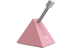 Hotline Games Mouse Bungee Mouse Cord Clip Cord Management System Fixer Holder for Esports FPS Game (3.0 Pink)