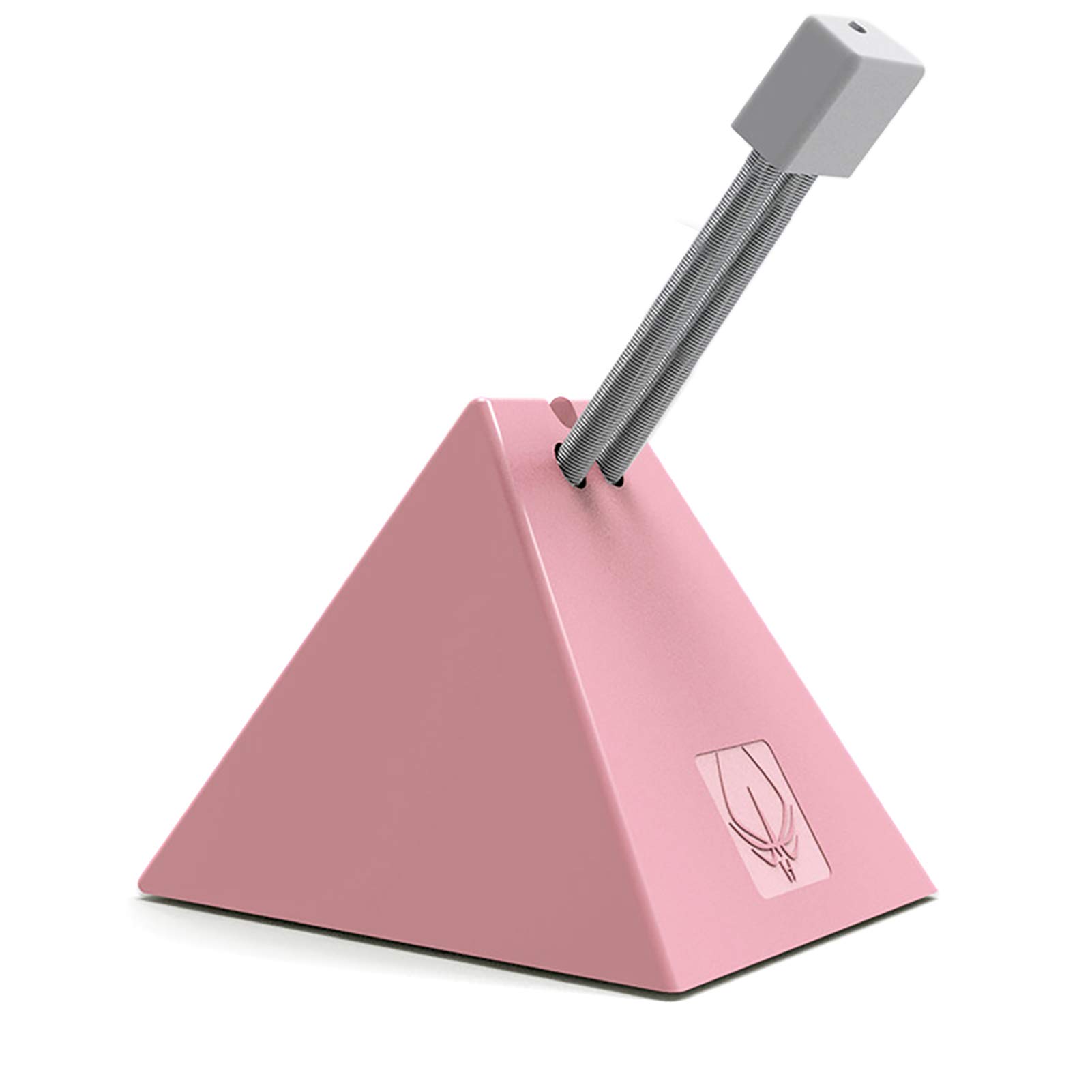 Hotline Games Mouse Bungee Mouse Cord Clip Cable Management System for All Regular Mouse Cables, Fixer Holder for Esports FPS Game,PC Mouse Cable Stand (3.0 Pink)