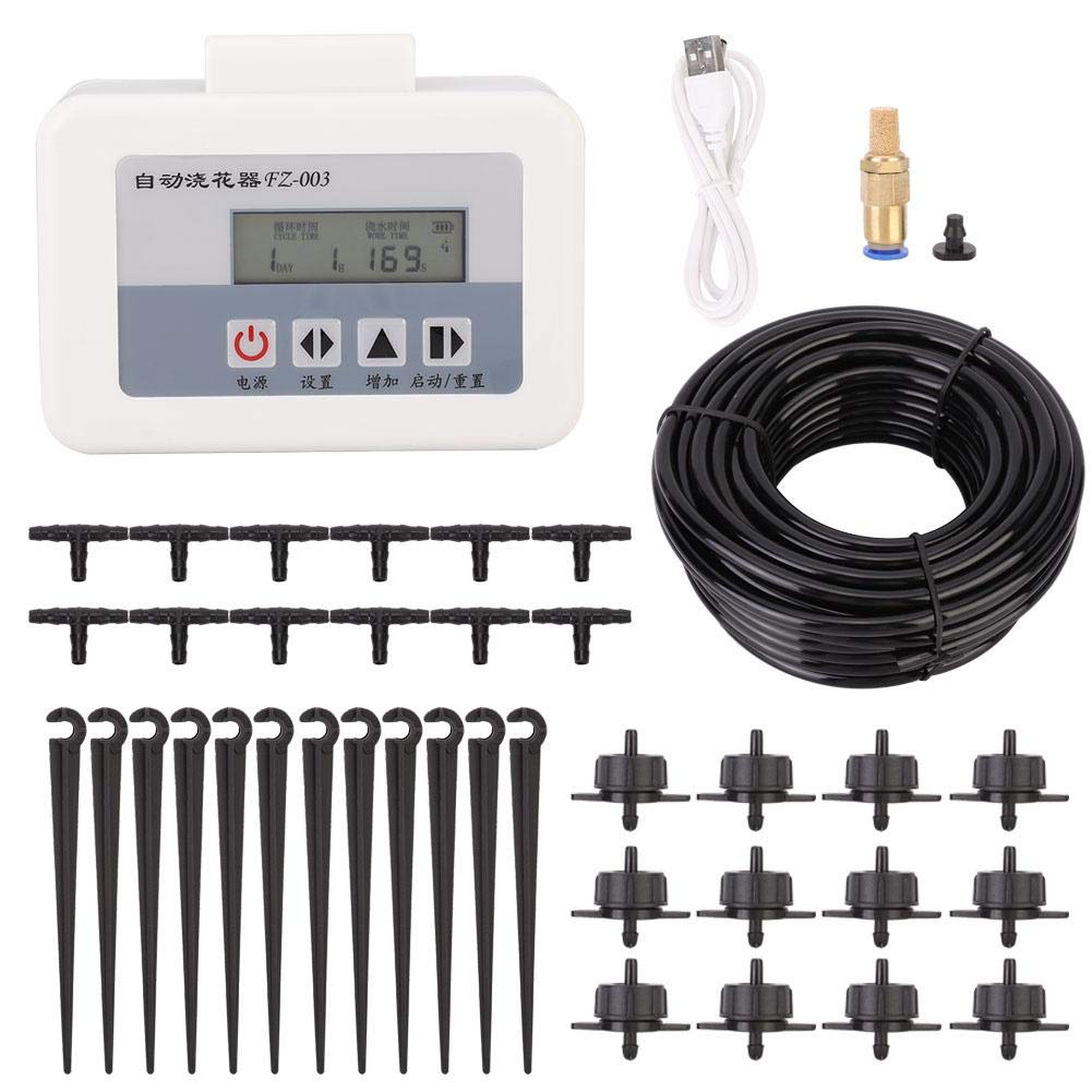 Water Timer, Solar Intelligent Drip Automatic Self Watering Sprinkler