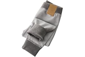Toddler Baby Boys&Girls Winter Fleece Lined Leggings Knit Thick Warm Full Length Tights Basic Pants