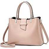 PORRASSO Fashion Handbag Purses Women Top-Handle Bags Ladies Crossbody Bag Satchel PU Leather Shoulder Tote Bags Khaki