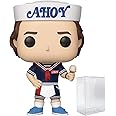 POP Stranger Things - Steve Harrington Scoops Ahoy Outfit Funko Pop! Vinyl Figure (Bundled with Compatible Pop Box Protector Case) Multicolored 3.75 inches