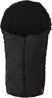 Kaiser 6534725 - Kuschelsäckchen Fleece für Schalensitze der Gruppe O, Farbe: schwarz