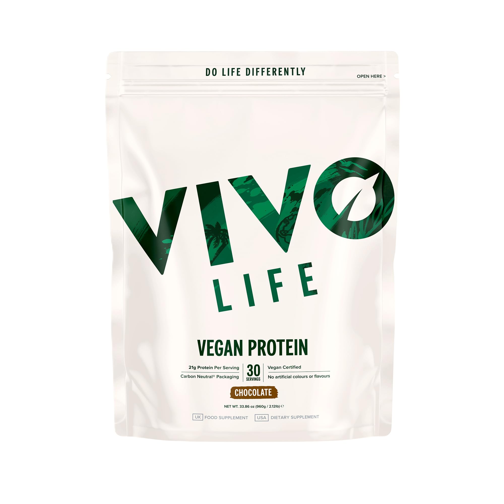 Vivo Vegan Protein Powder - 0.7 oz of Plant-Based