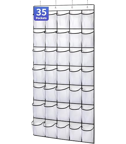 F-color Kreuzfahrt Organizer, 16 Netztaschen, 56,9x104,9 Cm, Mit 4 Metallhaken – Platzsparender Schuh- Und Kleinteile-Organizer Für Die Reise