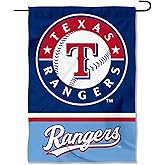Texas Rangers Powder Blue Double Sided Garden Flag