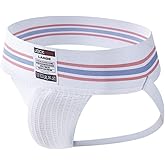 JOCKMAIL Ultra-wide Belt Sexy Men Underwear Jockstrap Briefs Men G String Thongs