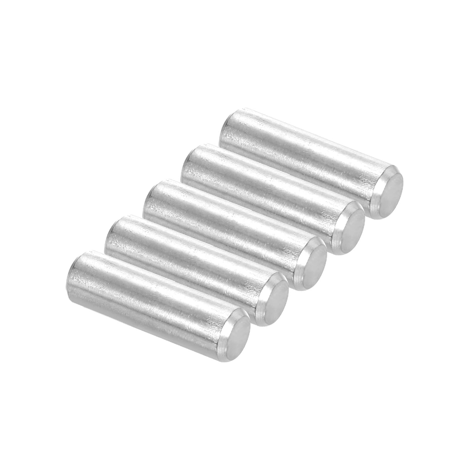 PATIKIL 304 Stainless Steel Dowel Pin 10x35 mm (2/5" Dia), 5 Pcs Hardened Metal Dowel Pins Bunk Bed Pegs Pin Replacement Hardware for Shelf Furniture Assembly DIY