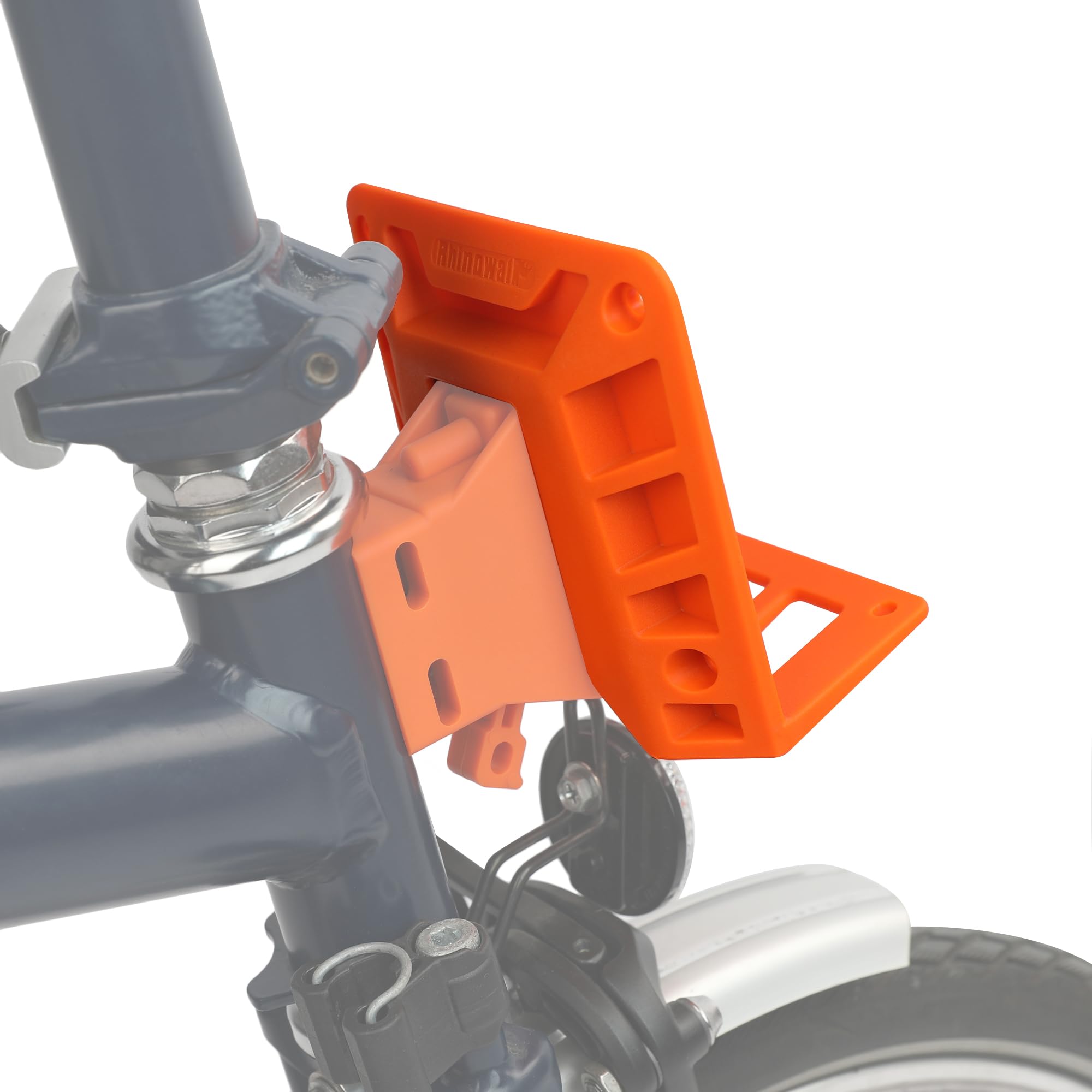Rhinowalk Brompton Bike Front Mount Adapter Front Carrier Block Load Bearing Base for Brompton Folding Bicycle DIY