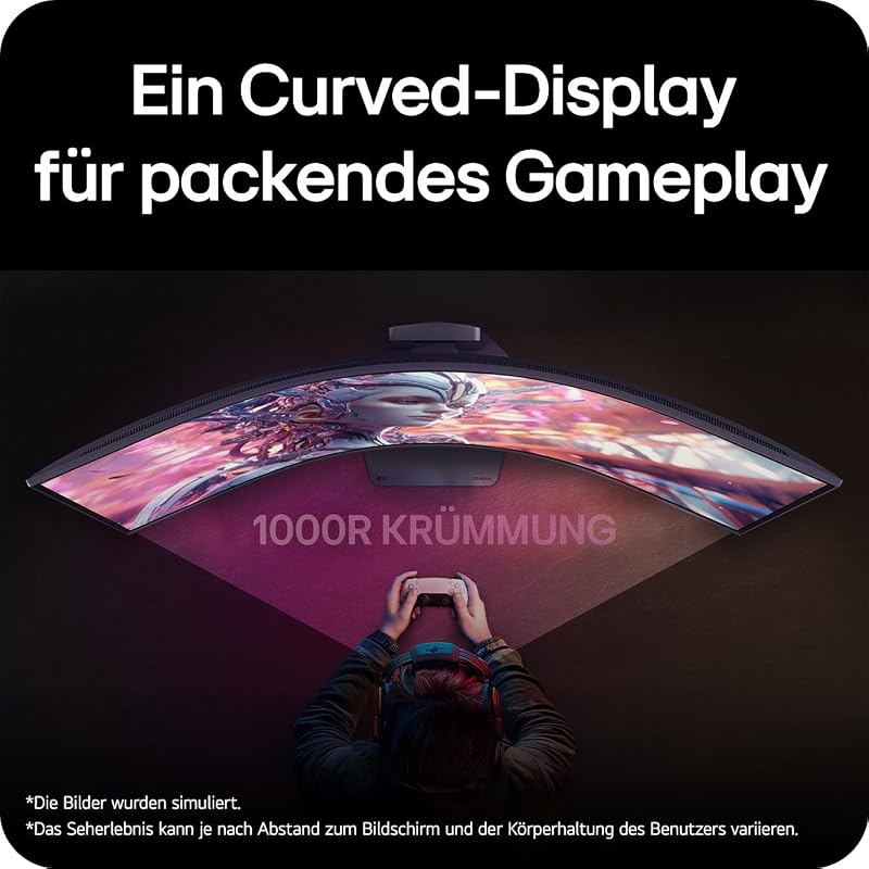 Ultragear™ 52G930B-B 52 Zoll 21:9 Curved 5K2K VA Gaming Monitor, 240Hz, DisplayHDR™ 600, AMD FreeSync Premium, USB-C (90W), Schwarz