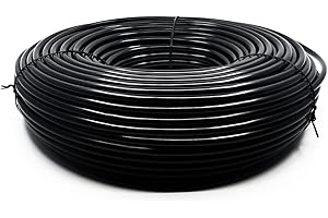 Maotong 50FT 1/4 inch Drip Irrigation Tubing Distribution Hose Tube for Garden Irrigation System