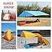 TRIWONDER Hammock Rain Fly Waterproof Tarp Camping Tent Footprint Ground Cloth Backpacking Tarp Camp Shelter Sunshade Mat for Outdoor Hiking Beach Picnic (Orange, L+Accessories)