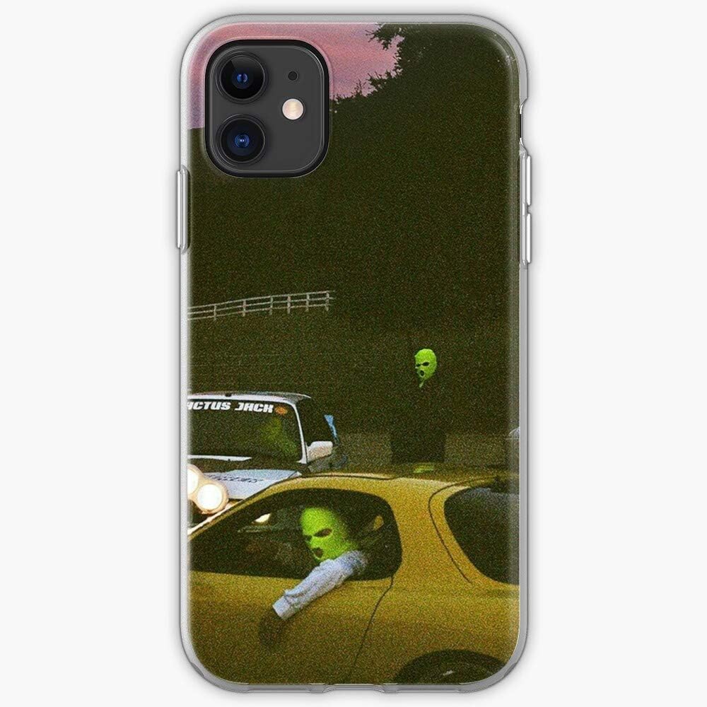 Alien Scott Yellow Car and Green iPhone Travis| Unique Design Snap Phone Case Cover for iPhone 11 | TPU Shockproof Interior Protective