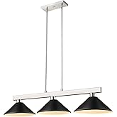 Z-Lite 152BN-MMB Cobalt Pendant, 3-Light 300 Total Watts, Brushed Nickel