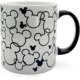 Disney Mickey Mouse Black and White Ceramic Mug, 20 Ounces