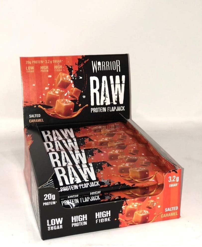 Warrior Raw Protein Bars, 20g Protein Per Bar, High Protein Snack Bars Multipack, Low Sugar