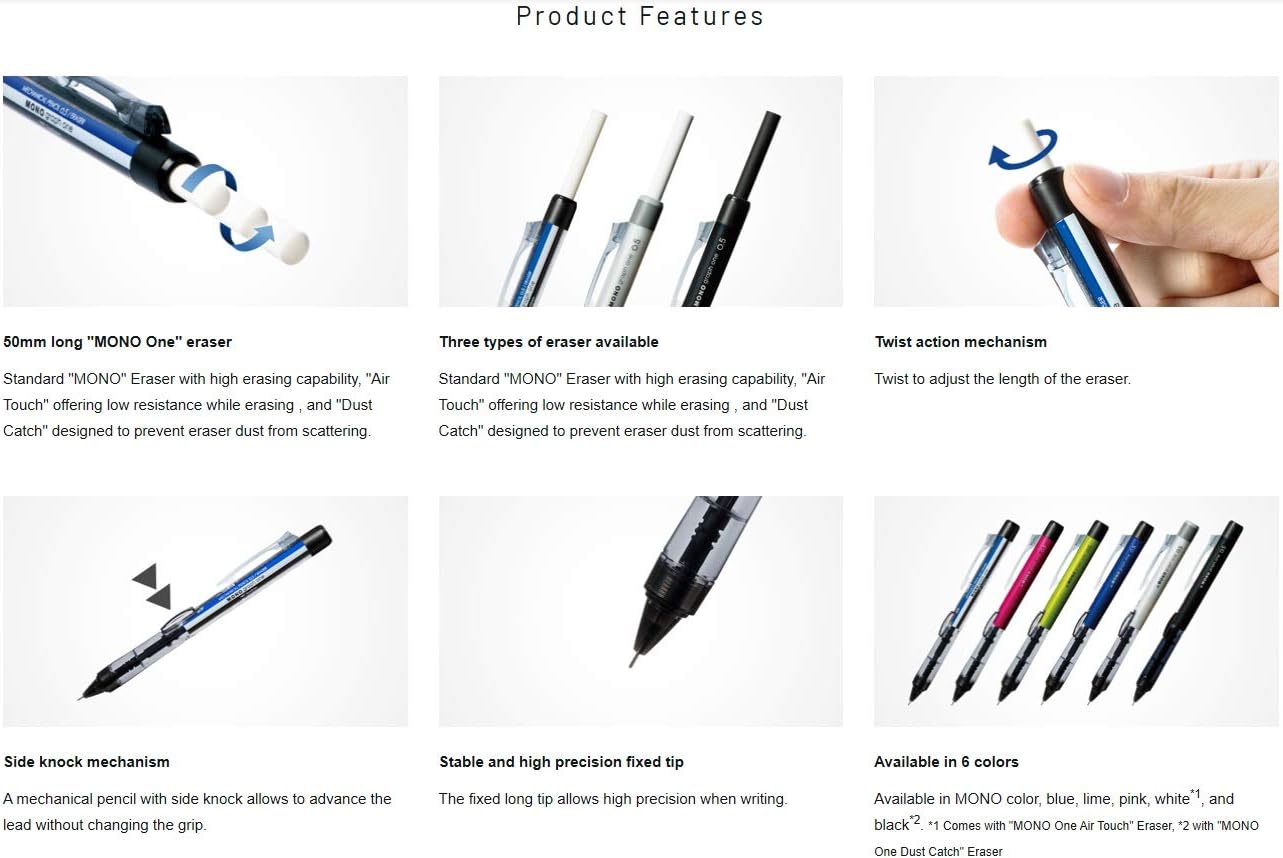 Amazon トンボ鉛筆 シャープペン モノグラフワン 0 5 Dcd 121f ブラック ダストキャッチ シャープペン 文房具 オフィス用品