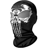 ShopINess Unisex Two-Hole 3D Winter Balaclava for Adults Face Cover for Motorbike, Cycling, Sports, Hiking, and Outdoor Activities, Party Halloween and Carnival (Alien) Multicolored