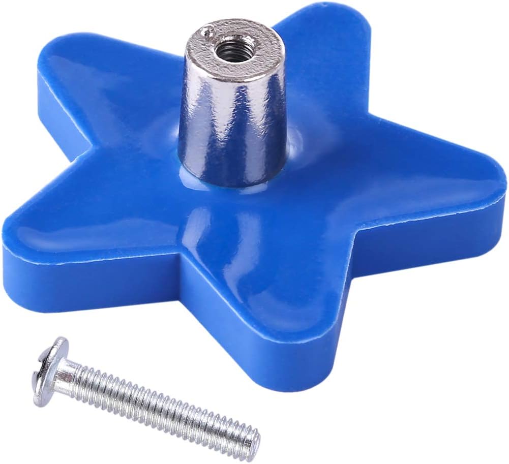 Alacena Puertas YAVSO Pomos y Tiradores 6pcs Estrella Pomos Armario