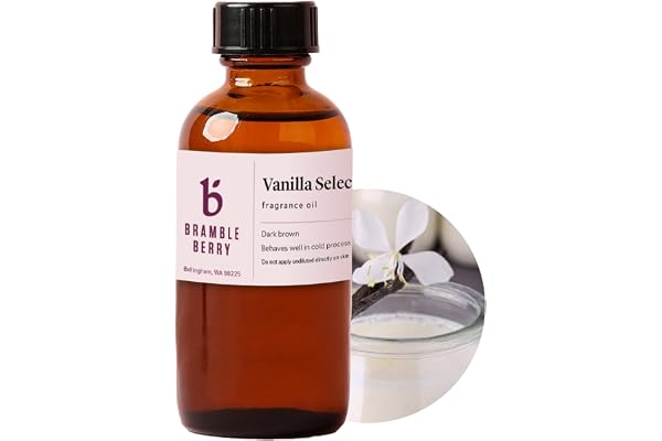 Bramble Berry Vanilla Select Fragrance Oil | Vanilla Select Scent for Soap Making, Candle Making, Lotion & Bath Bombs | Skin Safe, Vegan, Paraben & Phthalate Free, DIY Craft Essential