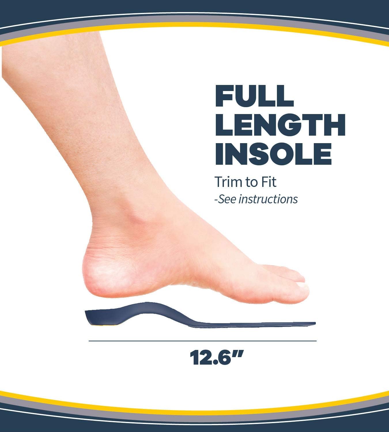 Dr. Scholl's LOWER BACK Pain Relief Orthotics // Clinically Proven Immediate and All-Day Relief of Lower Back Pain (for Men's 8-14, also available for Women's 6-10): Health & Personal Care