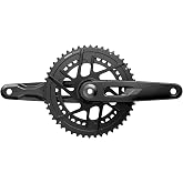 SRAM Rival 2X E1 Crankset Speed: 12, Spindle: 28.99mm, BCD: Direct Mount | SRAM 8 Bolt, 48/35, DUB, 172.5mm, Black, Road