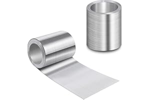 succulentlovers 4'' x 20' Aluminum Flashing Roll - Roof Flashing, 0.2mm Thickness Aluminum Roof Panels, Metal Roof Flashing for Sealing Windows Doors, Shed Weatherproofing Areas