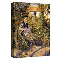 Canvas Wall Art Young Woman by Pierre Auguste Renoir Canvas Prints Home Artwork Decoration for Living Room,Bedroom - 12x18 inches