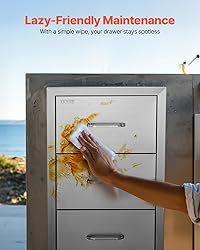 VEVOR 17W x 30H x 21D Inch Outdoor Kitchen