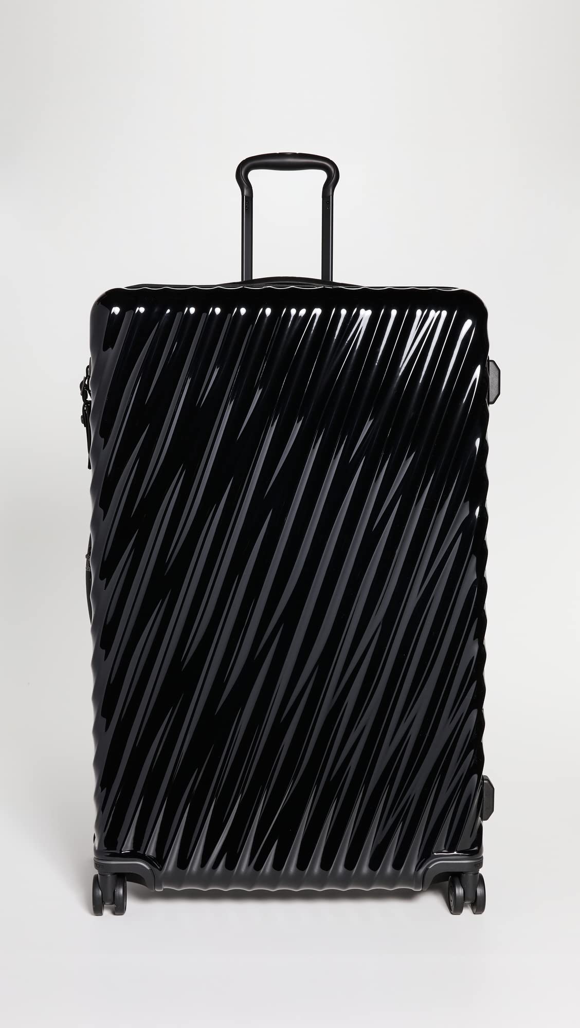 TUMI 19 Degree Worldwide Trip Polycarbonate 4 Wheel Packing Case - Travel Suitcase - Retractable Top Black One Size One Size