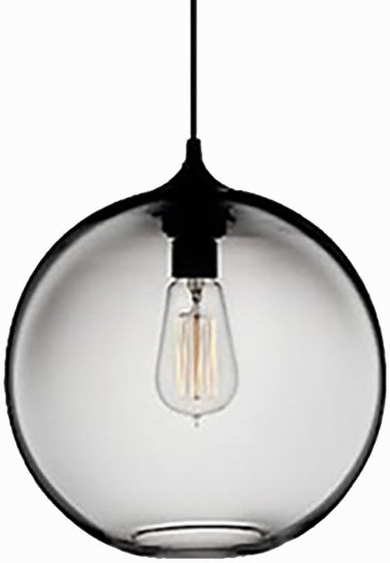 Newrays Modern Single Glass Pendant Lighting Ceiling Light for Kitchen Island Lighting Fixtures
