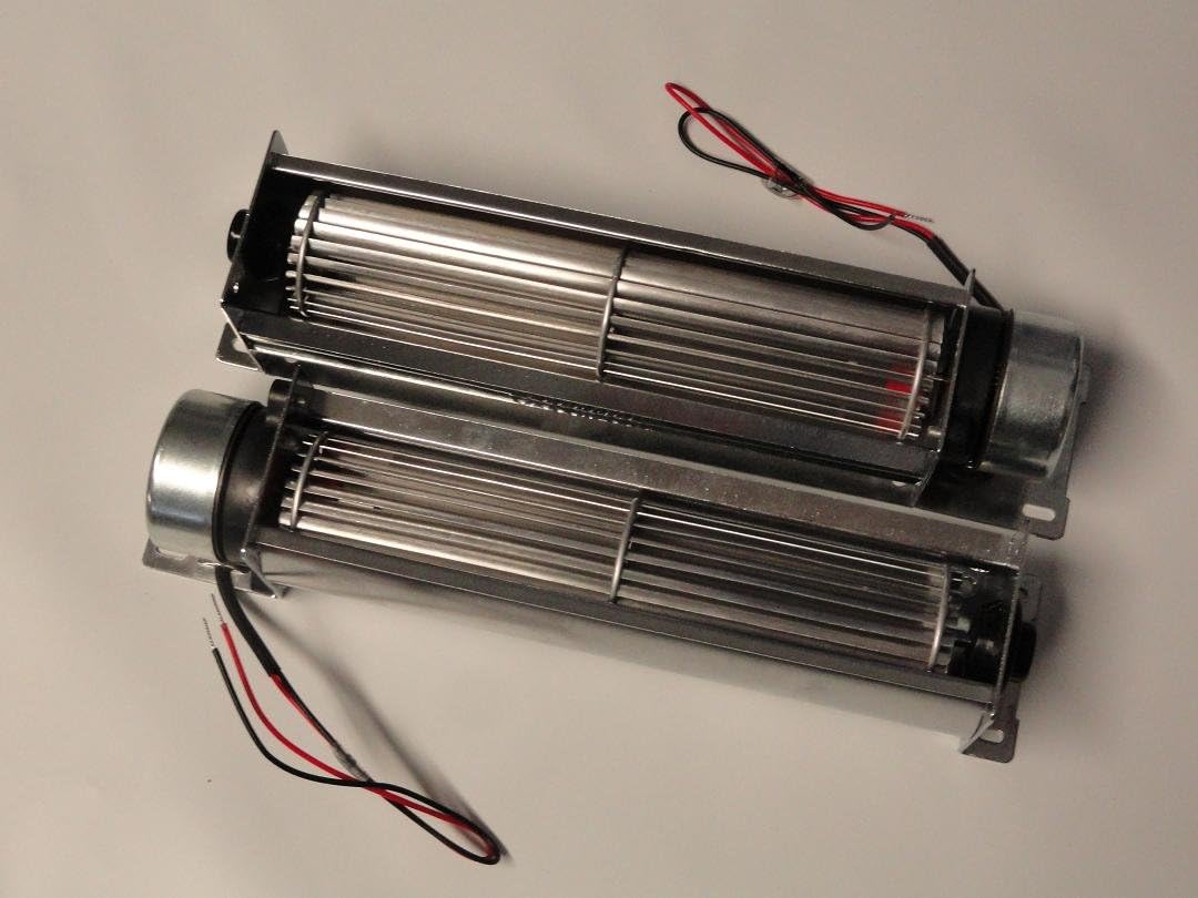 Pair Packed 8" Crossflow 12VDC Car Truck Cooling Fans