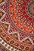 Bohemian Psychedelic Intricate Floral Design Kerala Tapestry Wall hanging Magical Thinking Tapestry Indian Hippie Bedspread Tapestry (Queen (84 X 85 inches approx), Orange-Red Border)