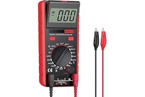 ALLmeter BM4070 LCR Meter Capacitance Inductance Resistance Self-Discharge Digital Instrument with LCD Display 1999 and Data Hold Function for Capacitance Resistance Inductance Measuring Meter