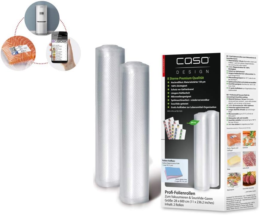 CASO Rouleau de film professionnel Pour machine d’emballage sous vide