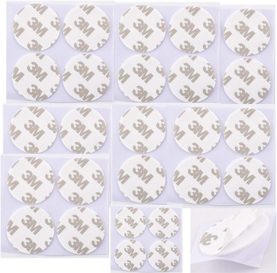 20 Pack Adhesive Replacement Pads for Phone Holder,Sticker Pads for Car Magnetic Phone Holder Adhesive Kit - Double Sided Tape for Collapsible Grip Stand Cell Phone Stand Mount Holder Car Mount