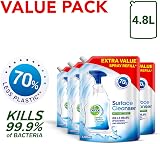 Dettol Antibacterial Surface Cleaner Refill 4-Pack 1.2L Each 4.8L view 2