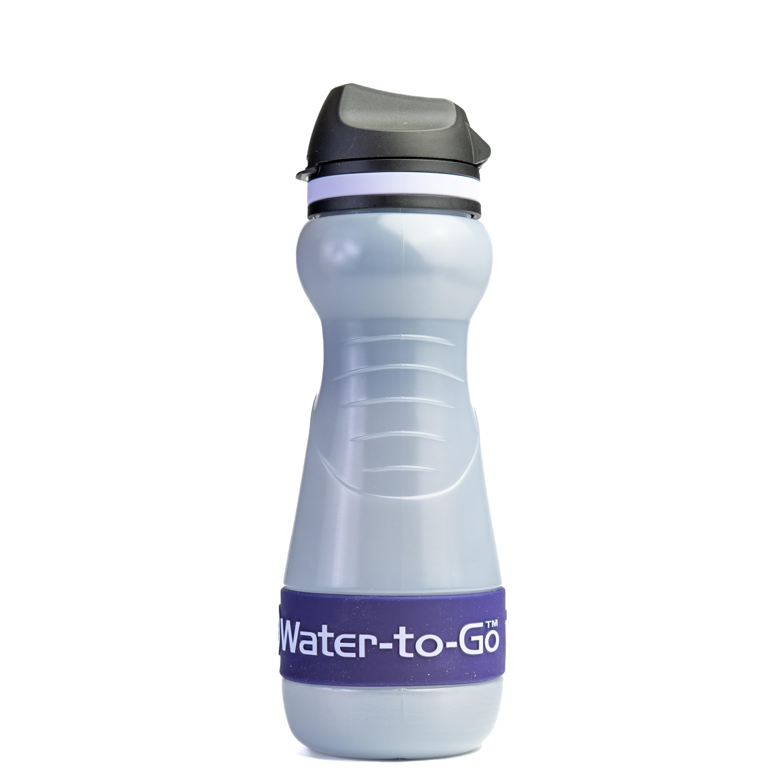 Water-to-Go Eco active 55 cls water purifier bottle; Filters viruses, bacteria, protozoa, cysts, chemicals & microplastics; Guaranteed Leakproof - For Travel, Outdoors, Fitness & Survival; (Berry)
