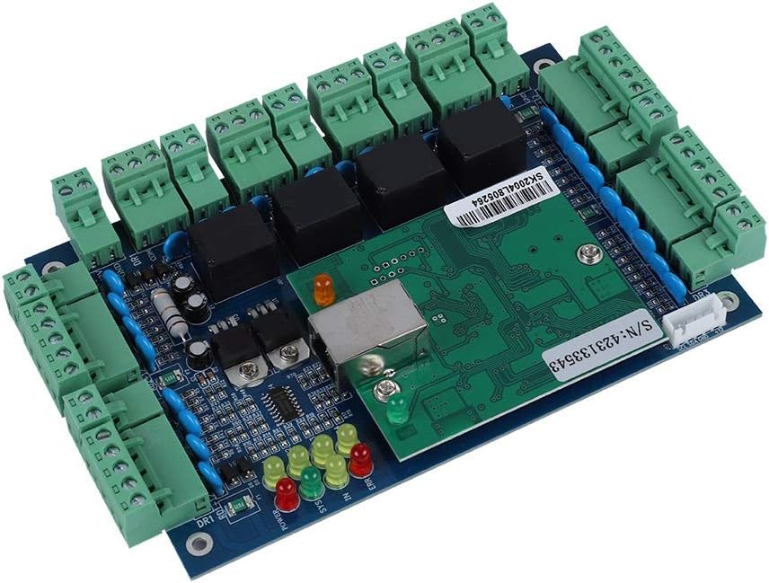 Wiegand 26 Bit TCP/IP Network Access Controller Access Control Panel Board for 4 Door Use, gray - Image 3