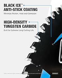 CRALY 8-1/4 Inch 60 Teeth Ultra Fine Finish Wood