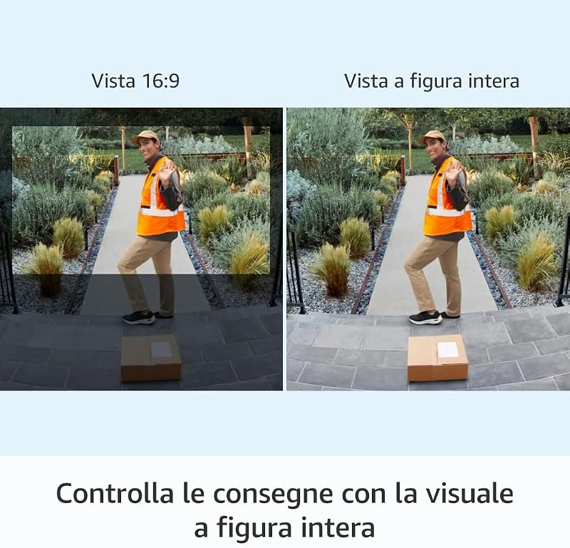 Videocitofono Plus a batteria (Ultimo modello) | Battery Video Doorbell Plus | Videocitofono wireless, videocamera con video in HD a 1536p, batteria ricaricabile | Facile da installare (5 min)