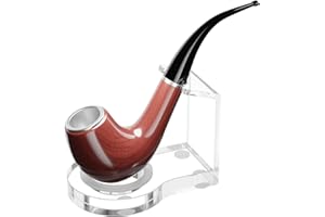 Acrylic Pipe Stand, Pipe Rack, Men's Pipe Accessories, Pipe Holder for Most Pipes (Clear)