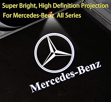 Amazon Com 2pcs For Mercedes Benz Car Door Logo Projector Lights Led Welcome Laser Door Lights Logo Courtesy Lights Logo Projector Door Lights For Mercedes Benz Automotive