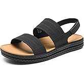 DREAM PAIRS Women Water Sandals Comfortable Flat Beach Platform Dressy Summer Walking Shoes