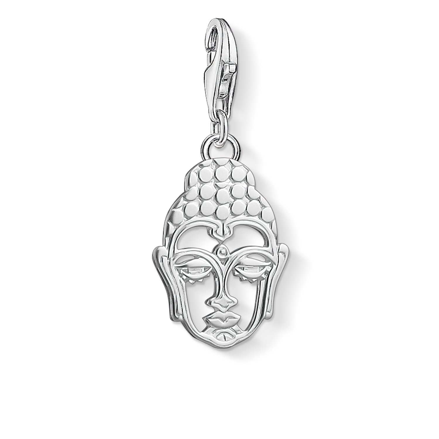 Thomas Sabo Women Charm Pendant Buddhist Charm Club 925 Sterling Silver 1398-001-12