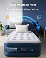 Active Era Premium Single Air Mattress with Built In Pump 188x99x36.5cm view 2