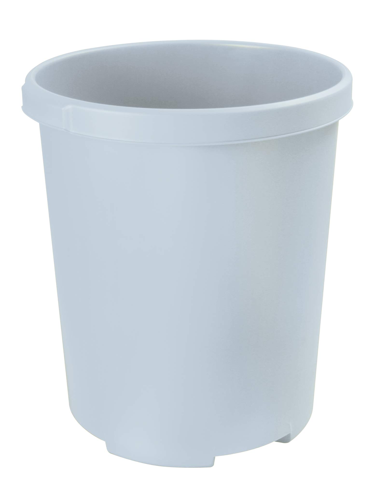 HAN 1836-11, KLASSIK large waste bin XXL. Stable, attractive und in premium quality, 50 litres, light-grey