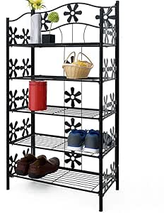 Estantería de Metal para balcón, balcón, Cocina, Patio, Puerta al Aire