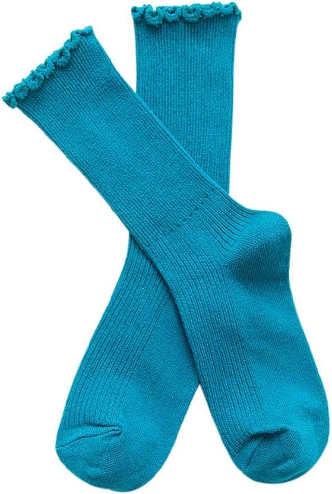 Minsa Womens Thermal Cotton Socks Thick Ankle Socks Warm Breathable